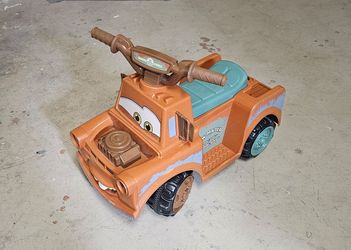 Kid Trax Toddler Disney Cars 3 Tow-Mater Electric Quad Ride-On