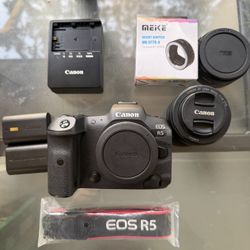 Canon R5 w/extras Read Description 