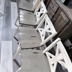 4 Counter height chairs