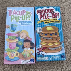 Pancake Pile Up & teacup Pile Up Games 