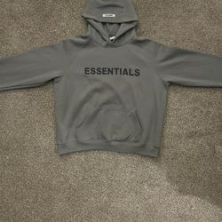 Fear of God Essentials Essentials Charcoal Hoodie for Sale in Galloway NJ OfferUp