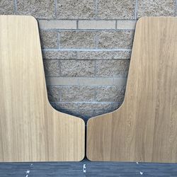 IKEA BEKANT CORNER DESKS (OAK COLOR)