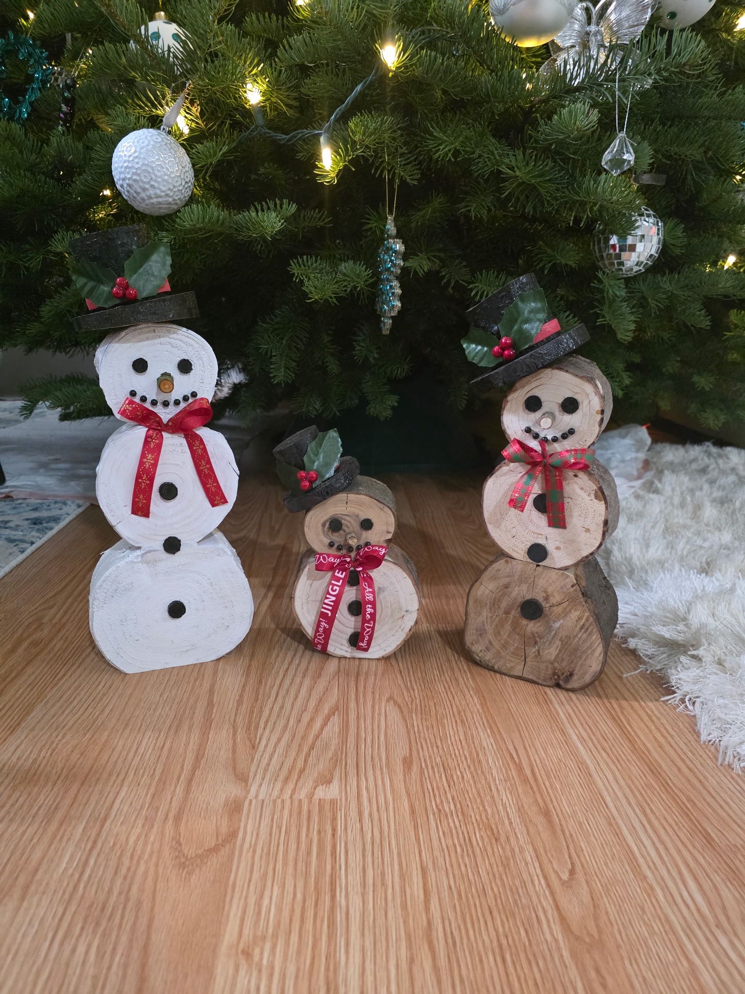 Wooden Snowman (Please Read The Description!)