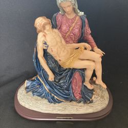 Joseph's Studio by Roman -10"H Colored La Pieta Figure on Base In original box