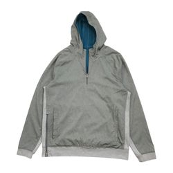 Lululemon Reversible Hoodie Mens XL Gray Sundown to Sunup Pullover Jacket Zip Up