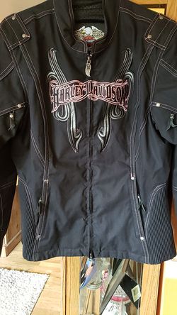 Womens HarleyDavidson vented jacket.