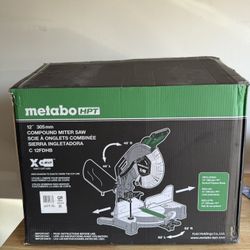 Metabo HPT 12-in 15 Dual Bevel Compound Corded Miter Saw