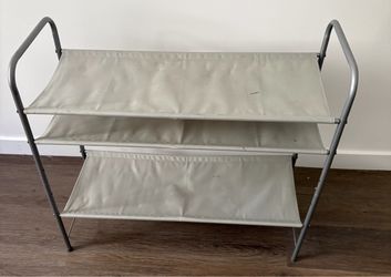 2-Tier Fabric Shoe Racks Organizer
