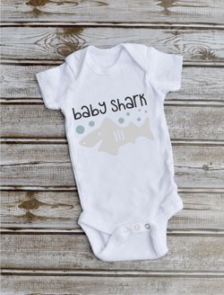 Baby shark onesie