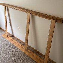 Real wood twin size bed ..