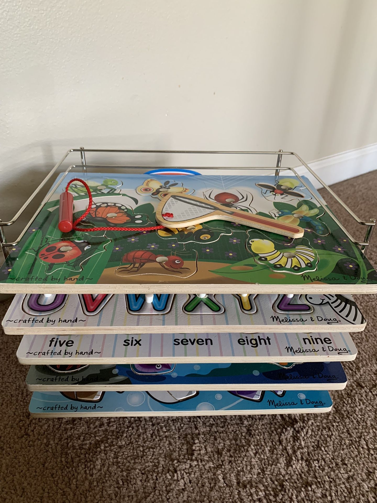 Melissa And Doug Deluxe Wire Puzzle Rack for Sale in La Mesa, CA - OfferUp