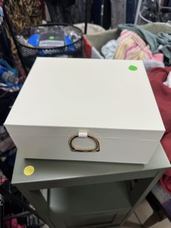 2-Layer Jewelry Box, Jewelry Organizer with Handle, Removable Jewelry Tray