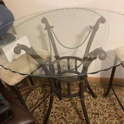 A Nice Glass Table Set