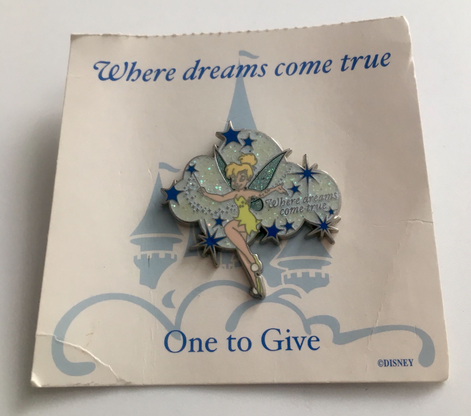 Disney Exclusive Pixie Dust Pin “Where dreams come true”