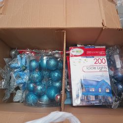 Blue Tree Decorations 