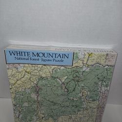 Coburn Designs Vintage White Mountain National Forest Interlocking Jigsaw Puzzle