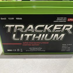 TLi100-ST Tracker Lithium Super High Output Deep Cycle Battery 12.8v 100ah G 31