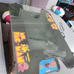 Mrs Pac Man Cocktail Arcade Working Perfectly