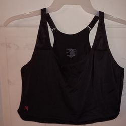 RUBY RIBBON SPORTS BRA - SIZE 50 - BLACK