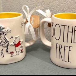 $15 each..  New Rae Dunn  Disney Winnie-the-Pooh collection - BOTHER FREE doublesided mug.  Please pickup in the area of 36th Ave and Pinnacle peak wi
