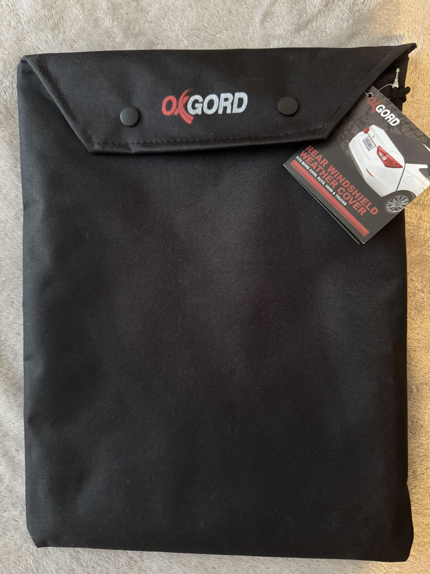 Rear windshield weather cover