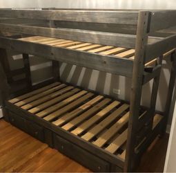 Wooden Bed-SAME DAY DELIVERY🚚 , NO CREDIT NEEDED🔥