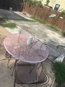 Out door dining set