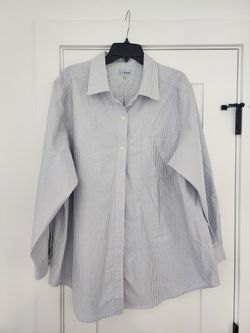 L.L. Bean 3XL Blue Pinstripe Business Suit 