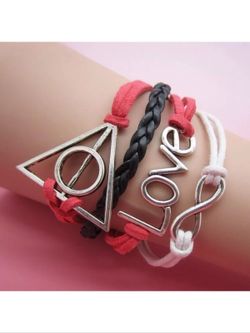 Leather style bracelet