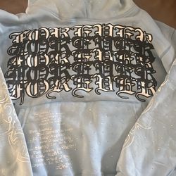 Baby Blue Stardust Hoodie 