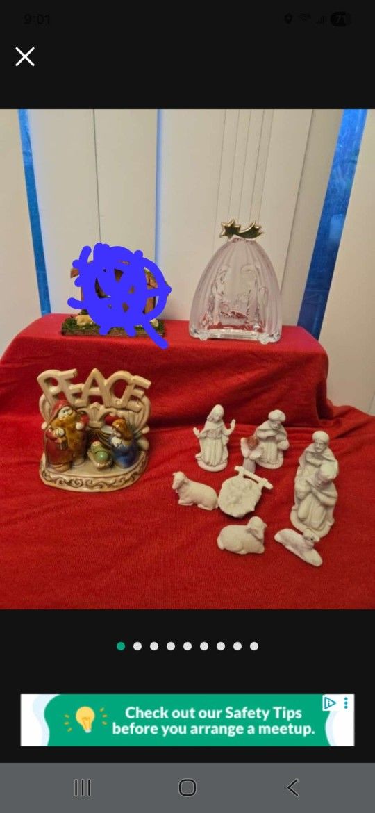Miniature Christmas Nativity Scene/ Nacimiento Miniatura