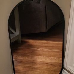Brand New Hanging Mirror Black Trim