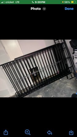 Black twin size bunk bed no mattress included
