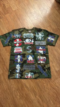 Supreme Art Dealer Flash Tee Camouflage