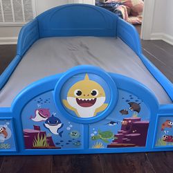 Baby shark Toddler Bed and Graco Premium Mattress