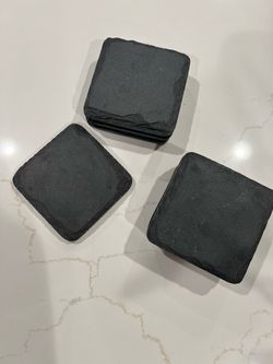 Crate & Barrel Slate Coasters - set of 4 (2 sets available)