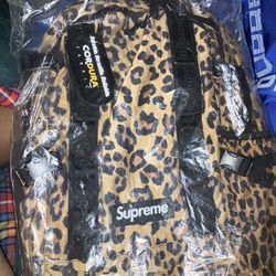 Supreme Leopard Backpack