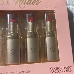 3 New Lipsticks In Rosy Nude Shades 