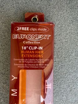 EURONEXT Collection 18" CLIP-IN HUMAN HAIR EXTENSIONS