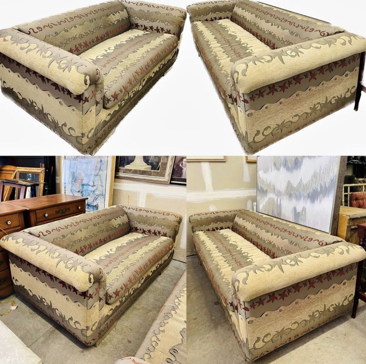 Most Go Today!! Set of Vintage Retro Style Sofas