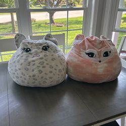 2 Large Squishmallows 