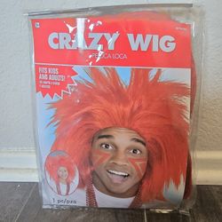 Red CRAZY WIG