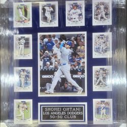 Dodgers Shohei Ohtani 50/50 10-Card Display Piece 