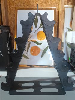 NEW 5 Tier Dumbbell Rack, color Black