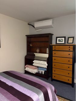 Large solid wood bookshelf