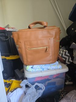Fancy Diaper Bag With Changing Pad