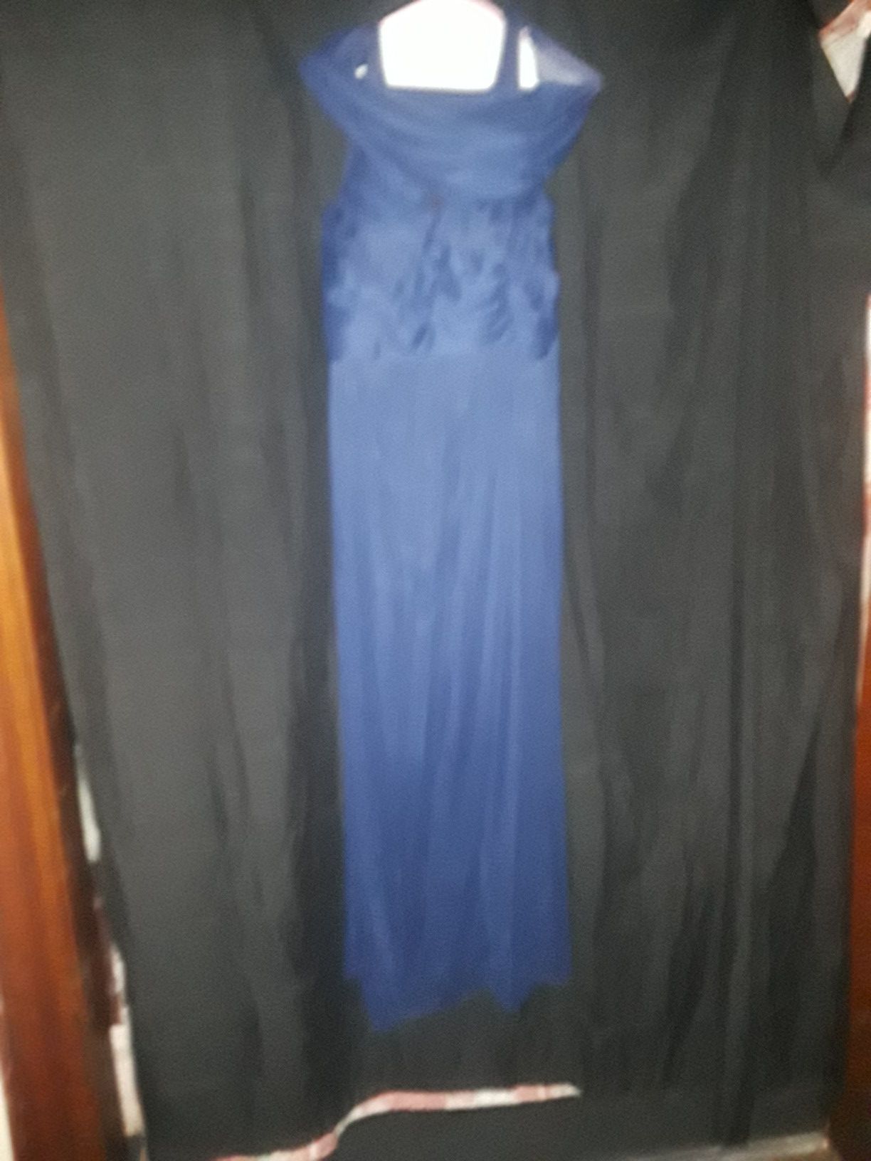 Blue David Bridial Prom Dress