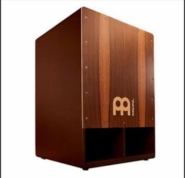 MEINL Subwoofer Jumbo Bass Cajon Walnut Frontplate