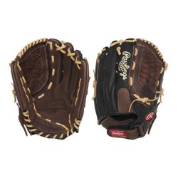 Rawlings RL140B 14" Baseball Softball Glove for Right-Handed Thrower Used
