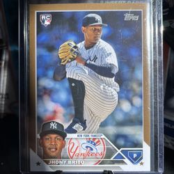 Topps Gold RC Jhony Brito